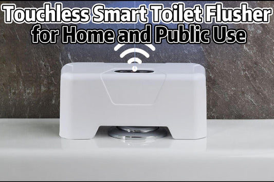 Touchless Smart Toilet Flusher for Home and Public Use