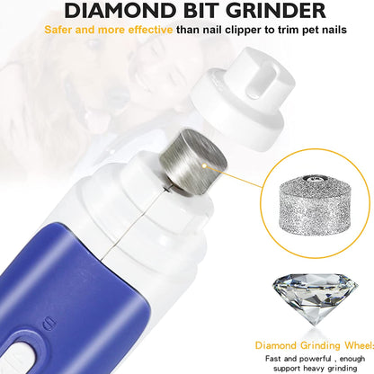 2 in 1 Electric Pet Nail Grinder & Trimmer
