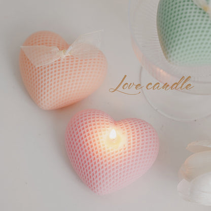 Adorable Heart Shaped Scented Candle