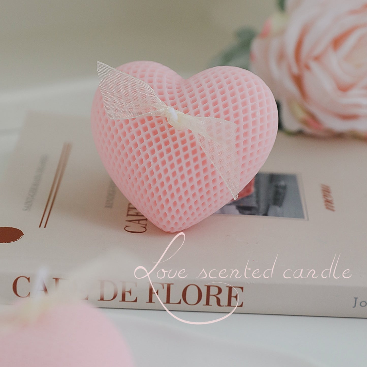Adorable Heart Shaped Scented Candle