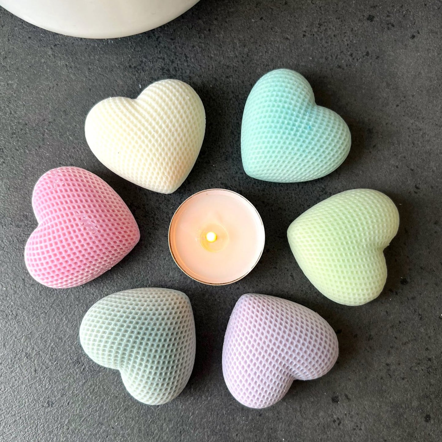 Adorable Heart Shaped Scented Candle