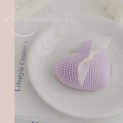 Adorable Heart Shaped Scented Candle