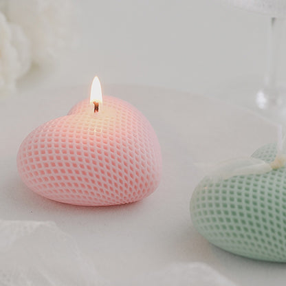 Adorable Heart Shaped Scented Candle