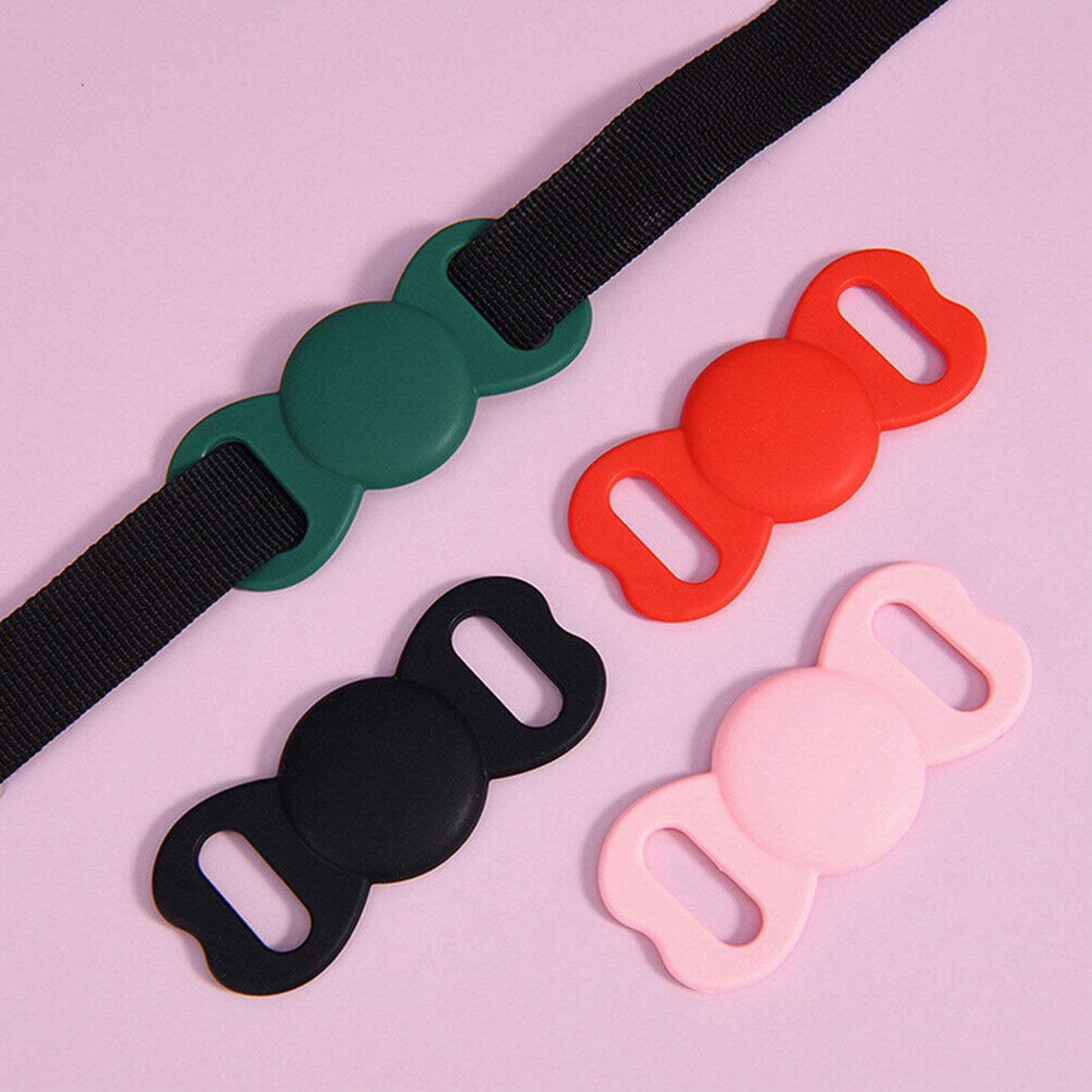 Airtag Holder for Dog Collar Silicone Protective Case