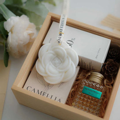 Camellia Scented Candle Hanging Air Freshener