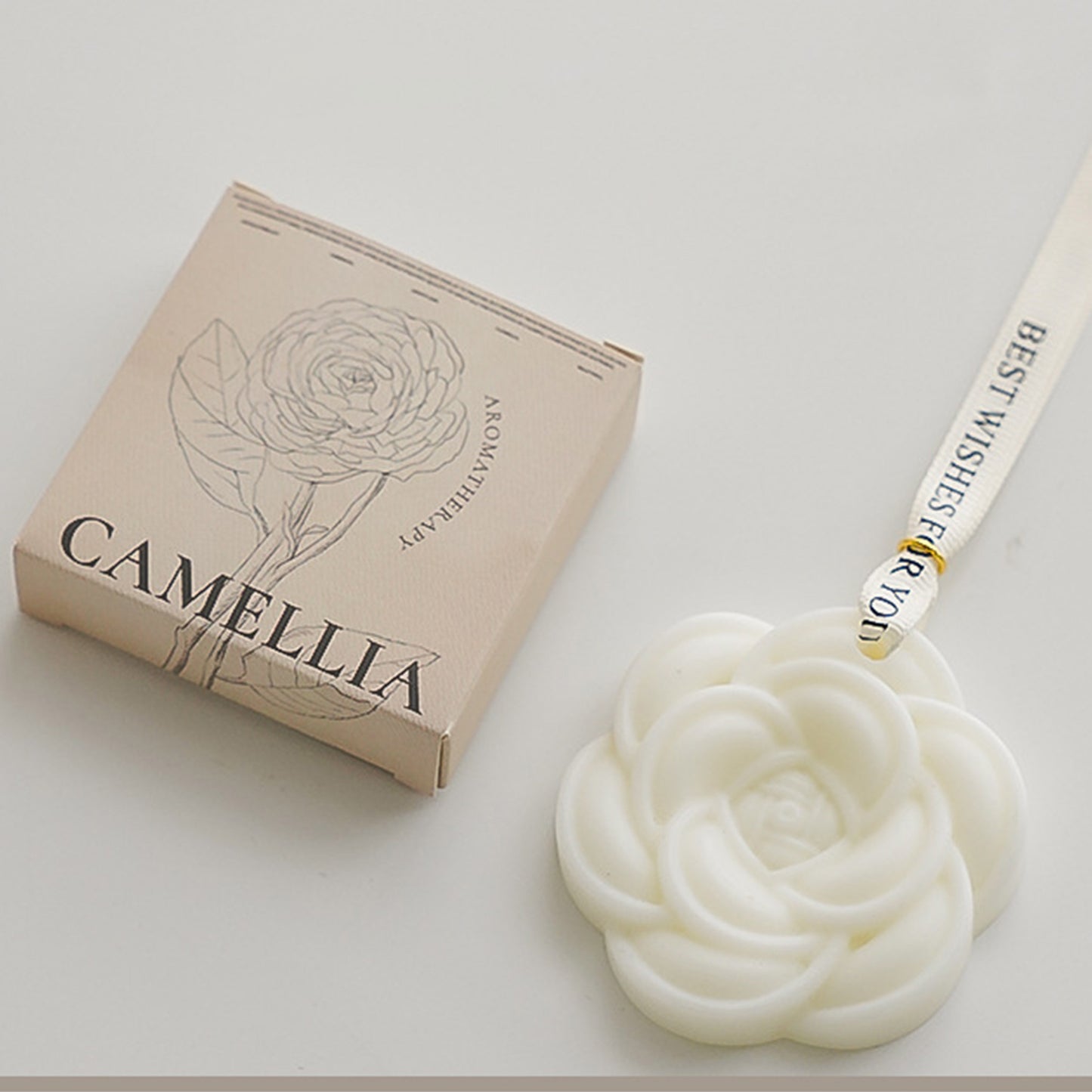 Camellia Scented Candle Hanging Air Freshener