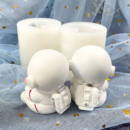 Cartoon Space Series 3D Candle Resin Mold