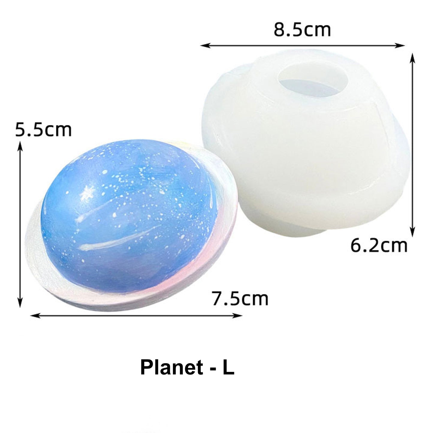 Cartoon Space Series 3D Candle Resin Mold