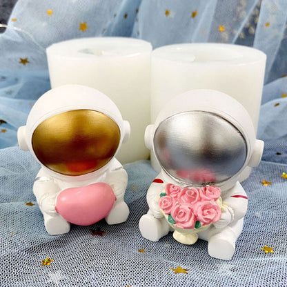 Cartoon Space Series 3D Candle Resin Mold