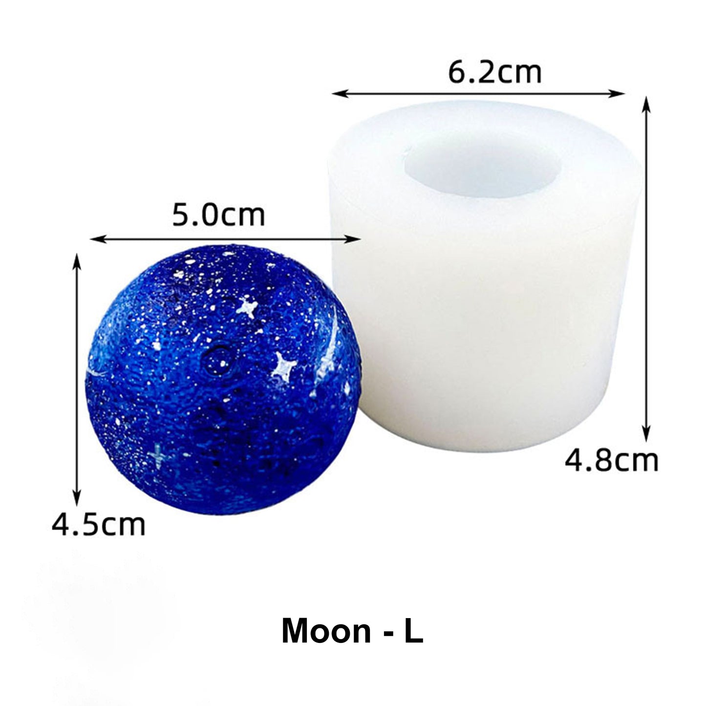 Cartoon Space Series 3D Candle Resin Mold