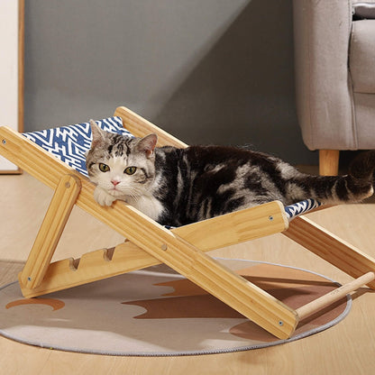 Adjustable Recliner Cat Hammock Sisal Bed