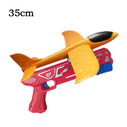 Catapult Airplane Launcher Toy Bubble Gun