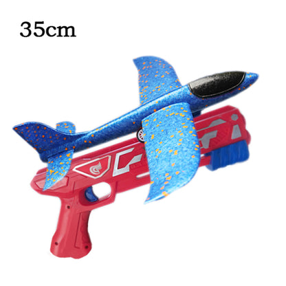 Catapult Airplane Launcher Toy Bubble Gun