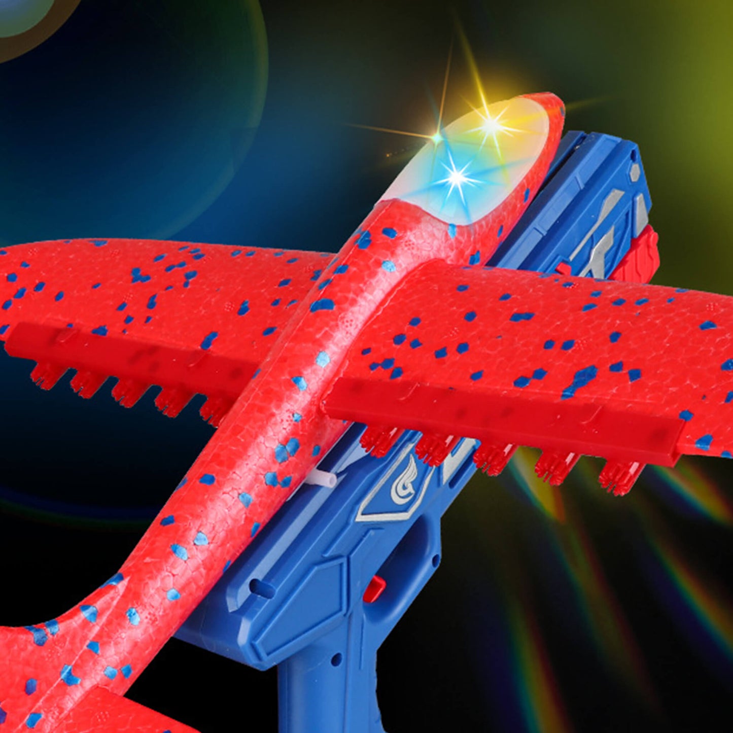 Catapult Airplane Launcher Toy Bubble Gun