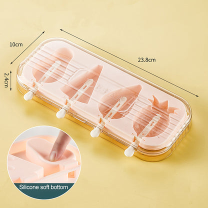 Creative Fruit & Square Shaped Popsicle Silicone Mold