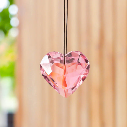 Crystal Heart Suncatcher Prism Crafts Rainbow Maker