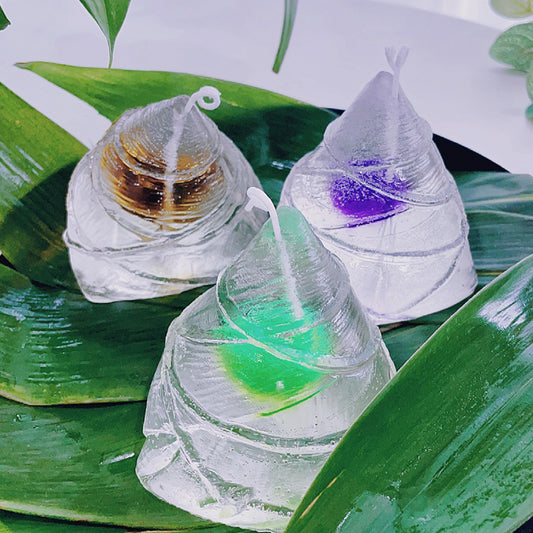 Crystal Zongzi Shaped Green Tea Scent Candle