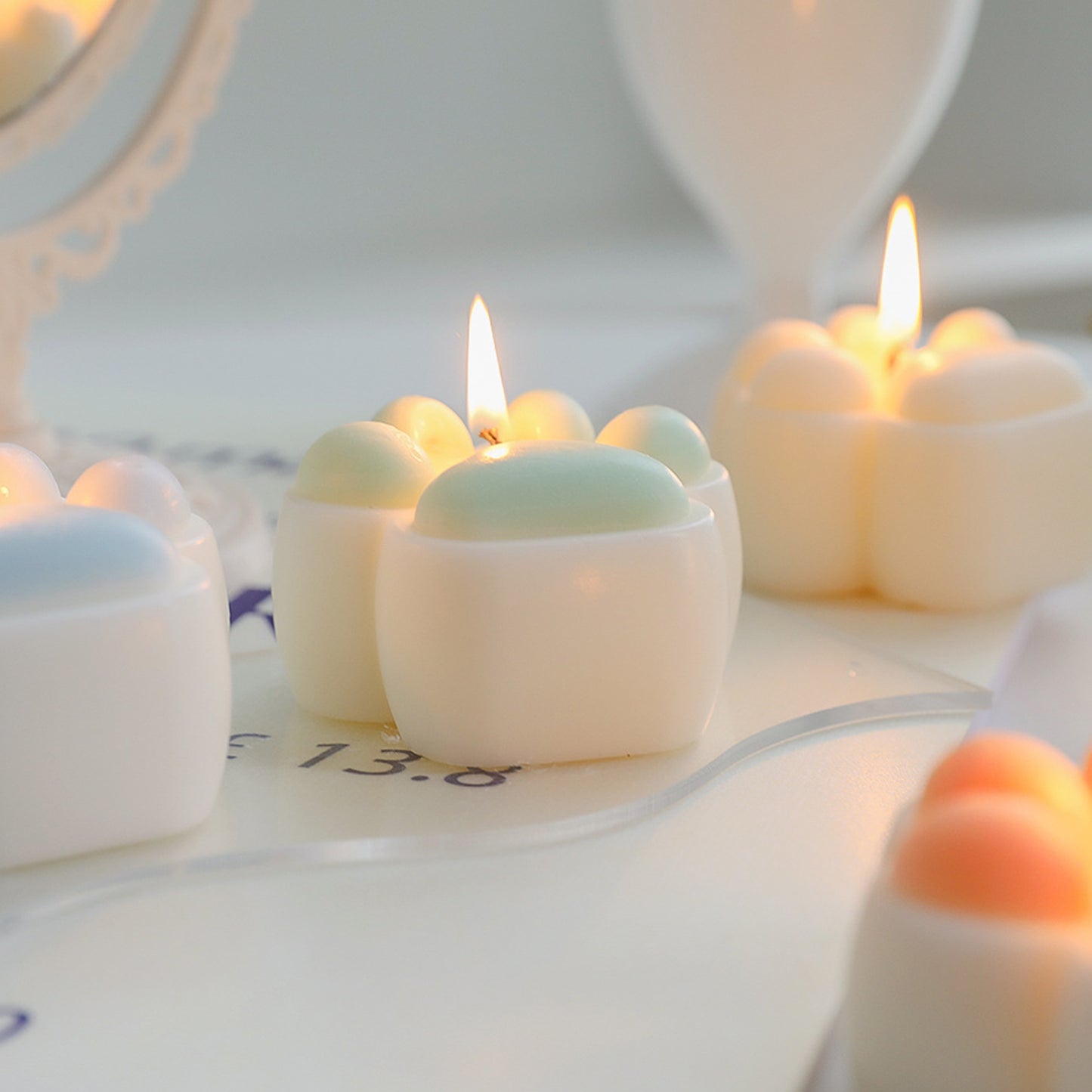 Cute Cat Paw Scented Candles