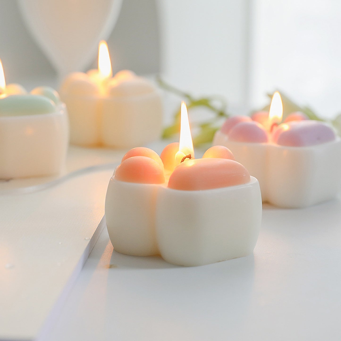 Cute Cat Paw Scented Candles