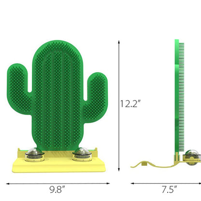 Cute Cactus Scratcher for Cats with Catnip