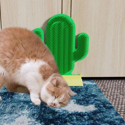 Cute Cactus Scratcher for Cats with Catnip