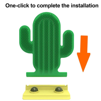 Cute Cactus Scratcher for Cats with Catnip
