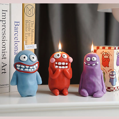 Cute Mud Monster Scented Candle