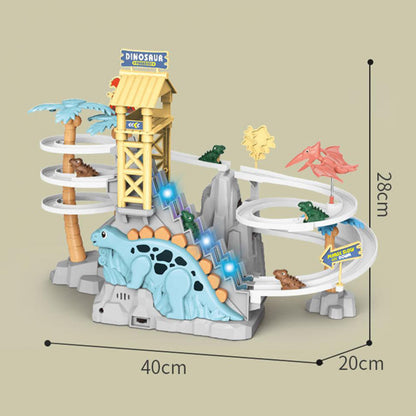 Interactive Electric Dinosaur Track Toys with Lights