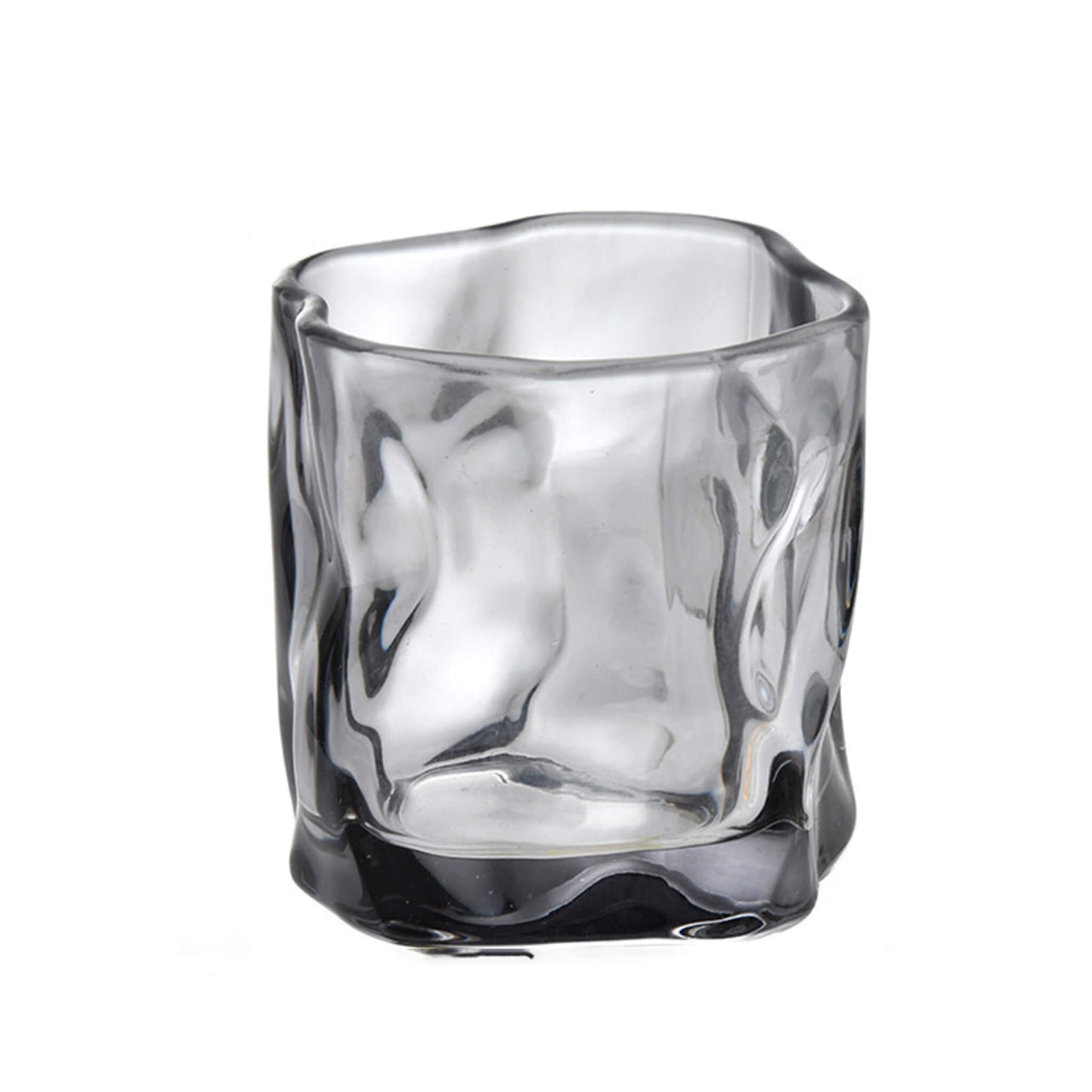 Fashion Twisted Whiskey Cocktail Milk Glass