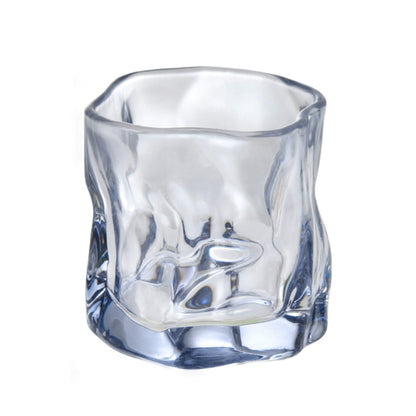 Fashion Twisted Whiskey Cocktail Milk Glass