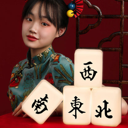 Novelty Mahjong Shape Table Lamp