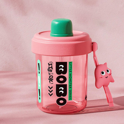 Little Monster Series Sports Glass Water Bottle