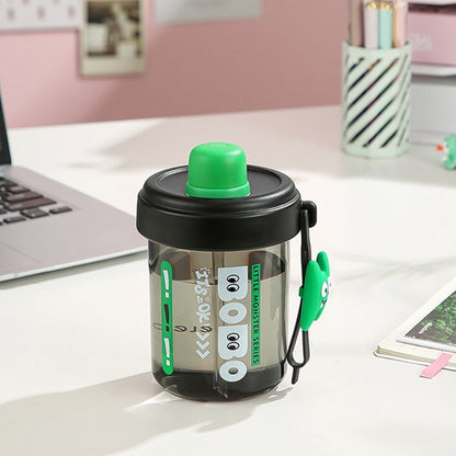 Little Monster Series Sports Glass Water Bottle