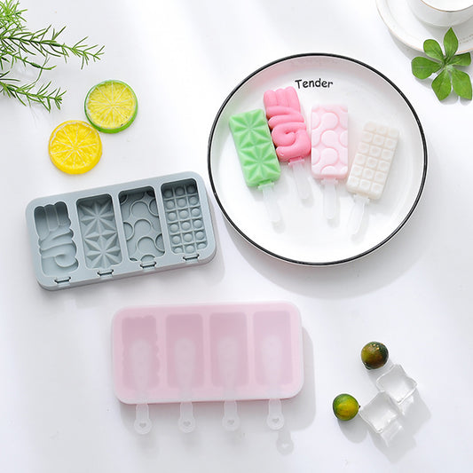 Versatile Mixed Shapes Silicone Popsicle Mould