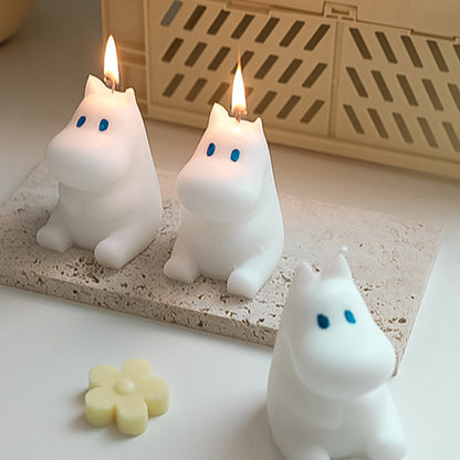 Lovely Moomin Hippo Scented Candle