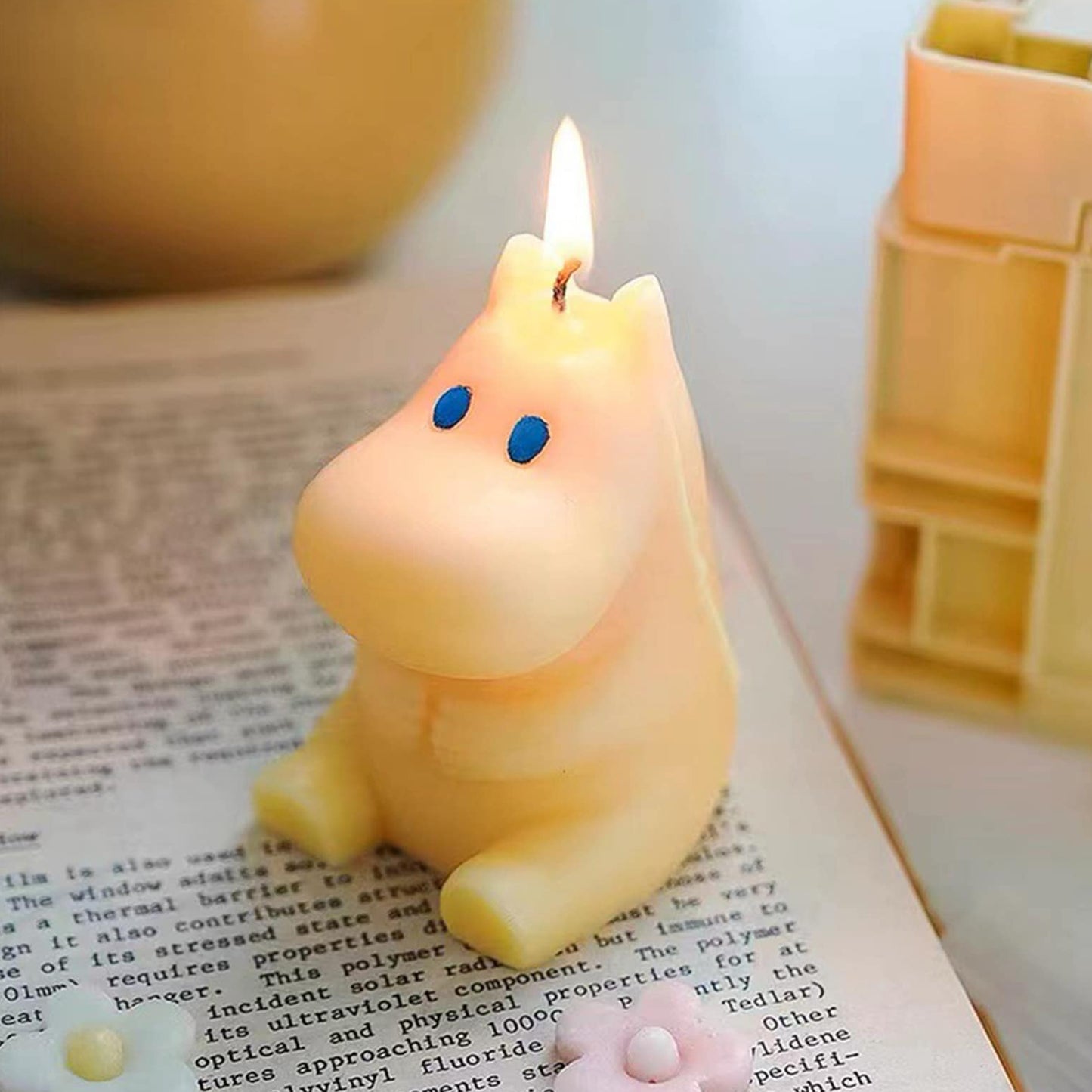 Lovely Moomin Hippo Scented Candle