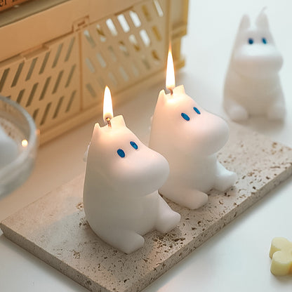 Lovely Moomin Hippo Scented Candle