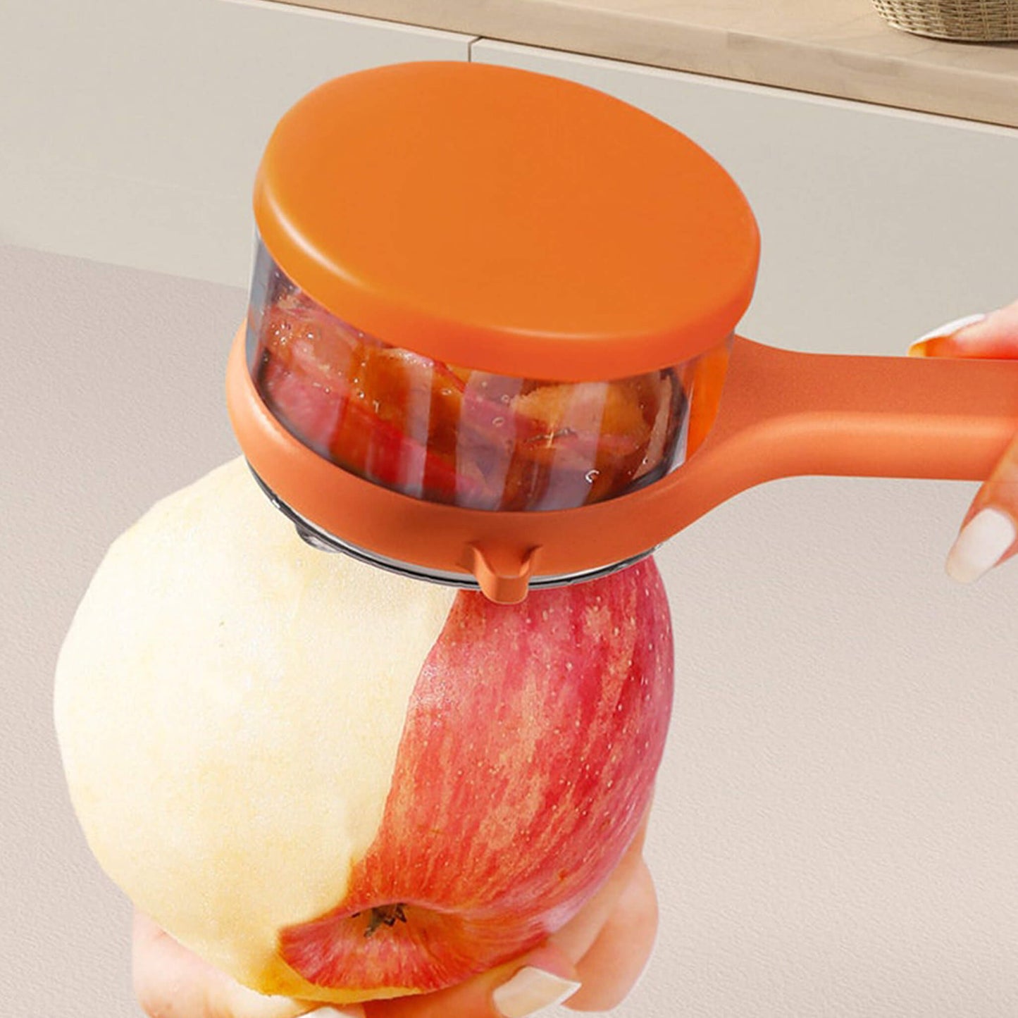 Multi-Functional Peeler With Bucket Container