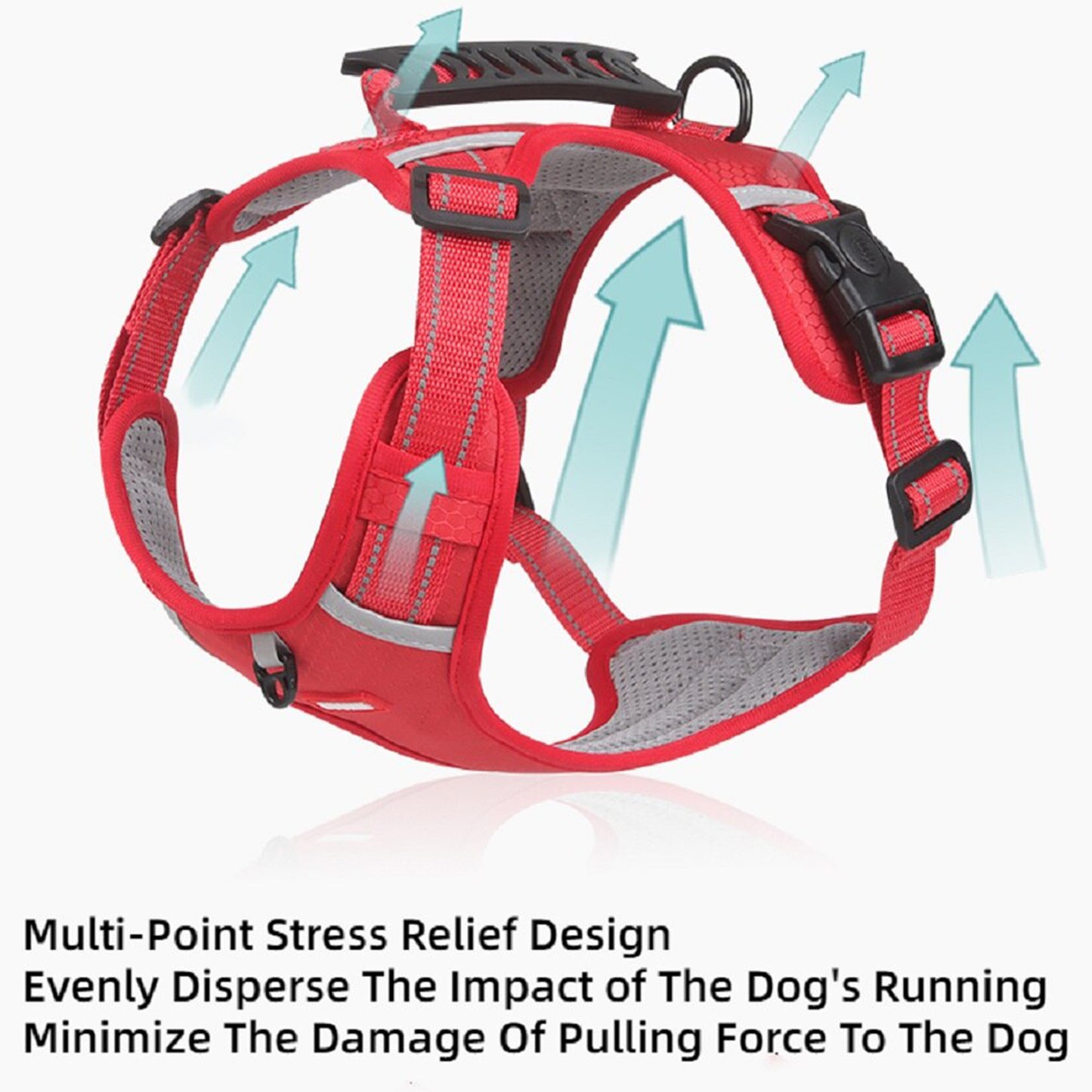 Oxford Reflective Dog Vest Harness