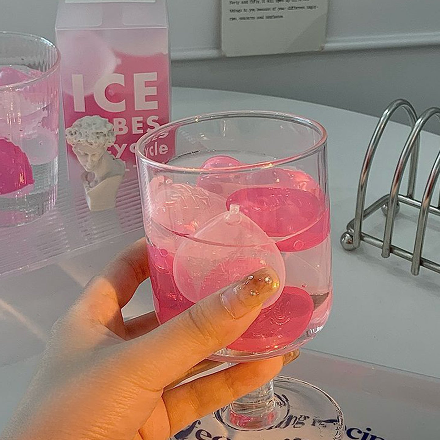 Reusable Fast Freezing Ice Cube Love Heart