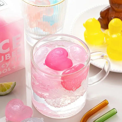 Reusable Fast Freezing Ice Cube Love Heart