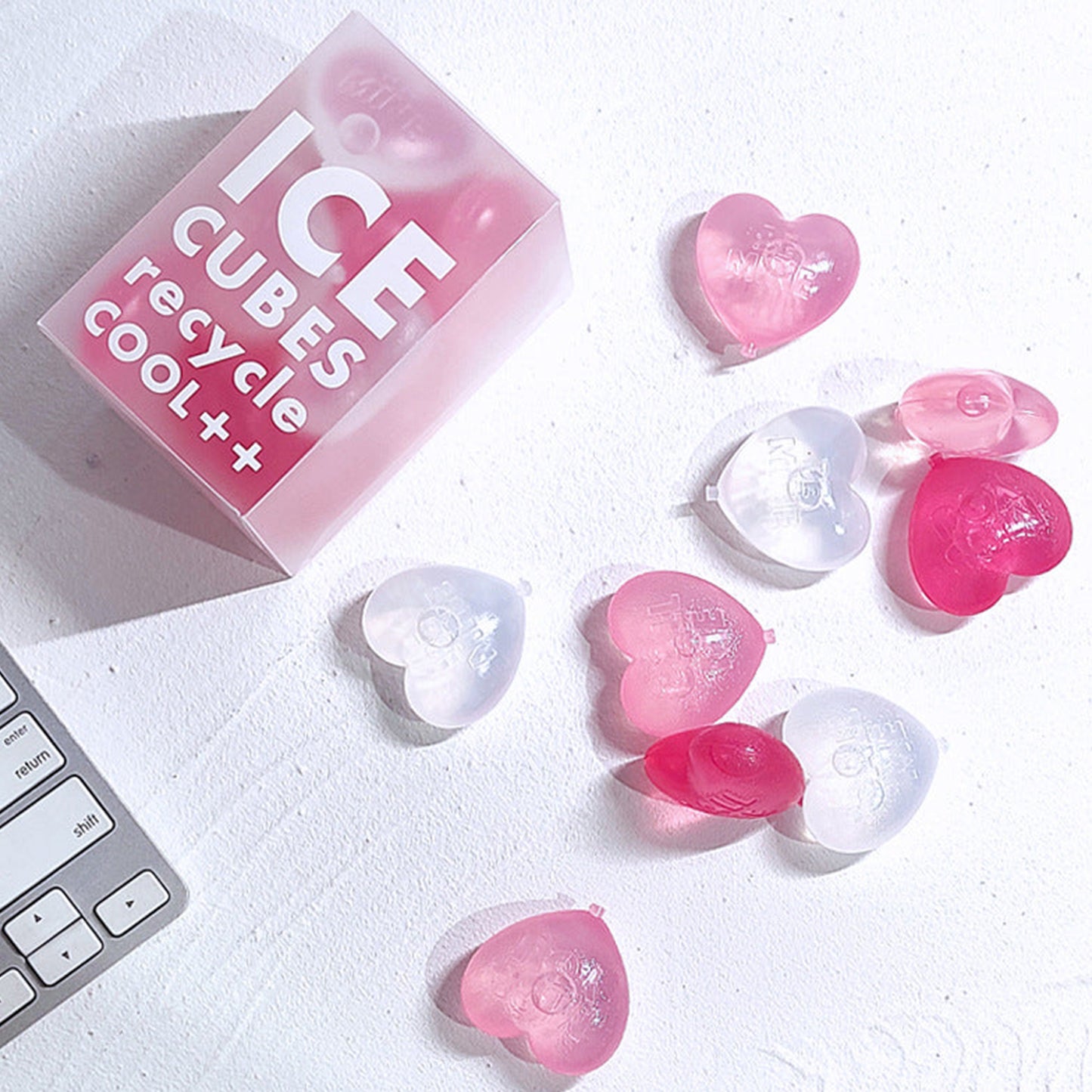 Reusable Fast Freezing Ice Cube Love Heart