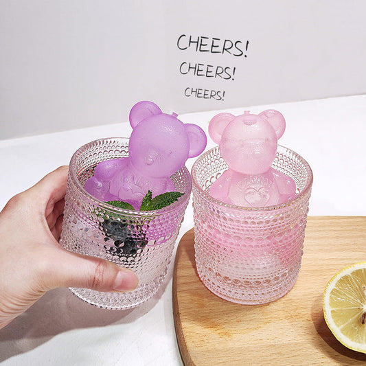 Reusable Fast Freezing Ice Cube Plastic Bear Ice Mold