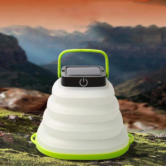 Solar-Powered Collapsible Travel LED Light