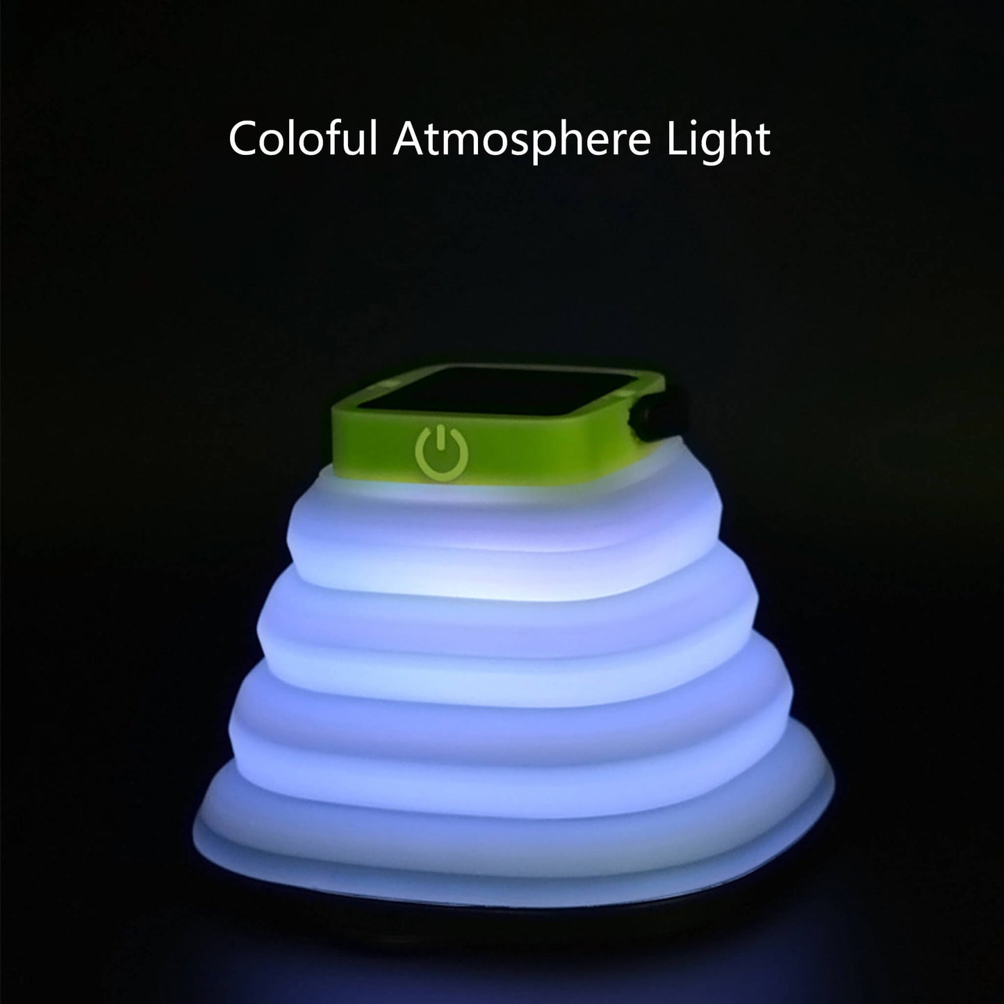 Solar-Powered Collapsible Travel LED Light