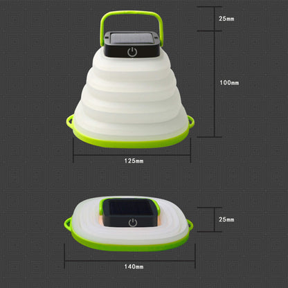 Solar-Powered Collapsible Travel LED Light