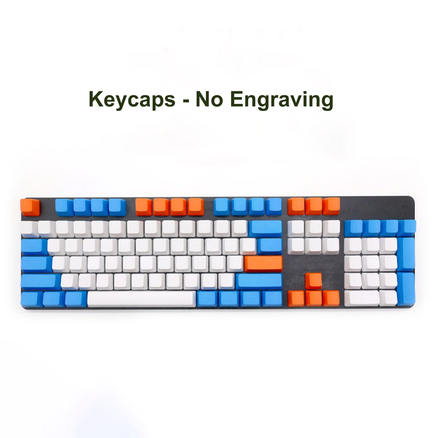 Tricolor Raindrop Backlight Keycaps Color Matching Keyset