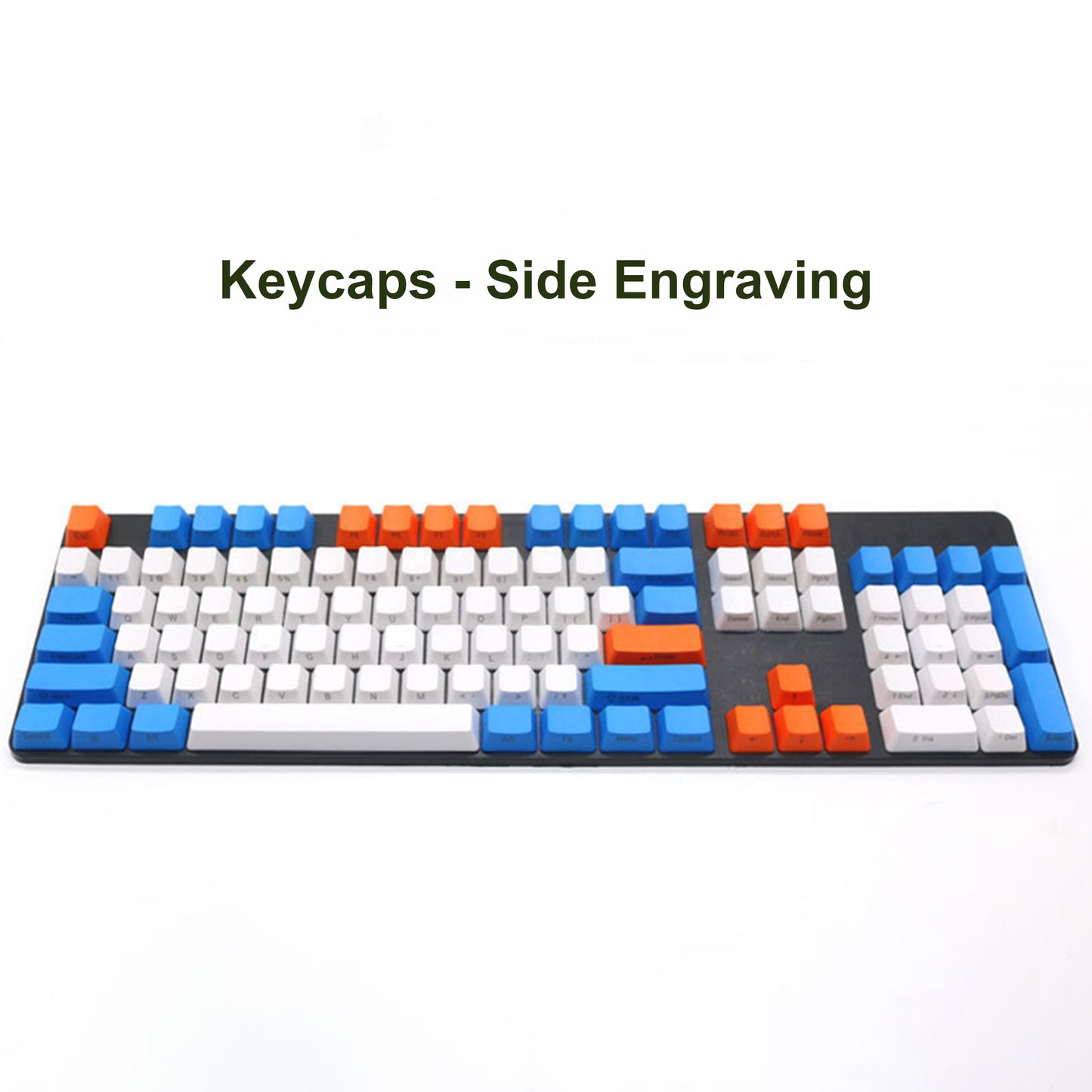 Tricolor Raindrop Backlight Keycaps Color Matching Keyset
