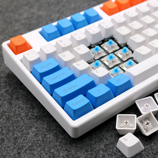 Tricolor Raindrop Backlight Keycaps Color Matching Keyset