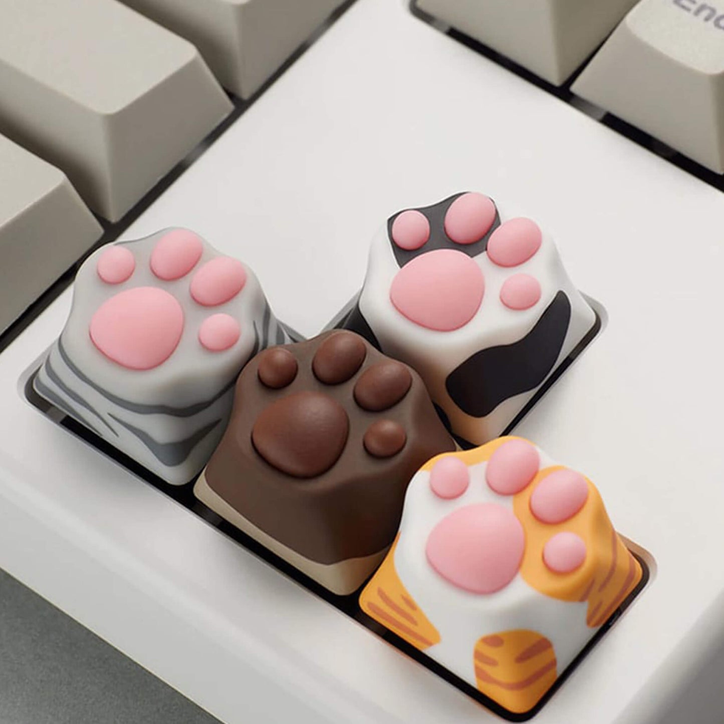 Cute Cat Paw Keycap for Mechanical Keyboard